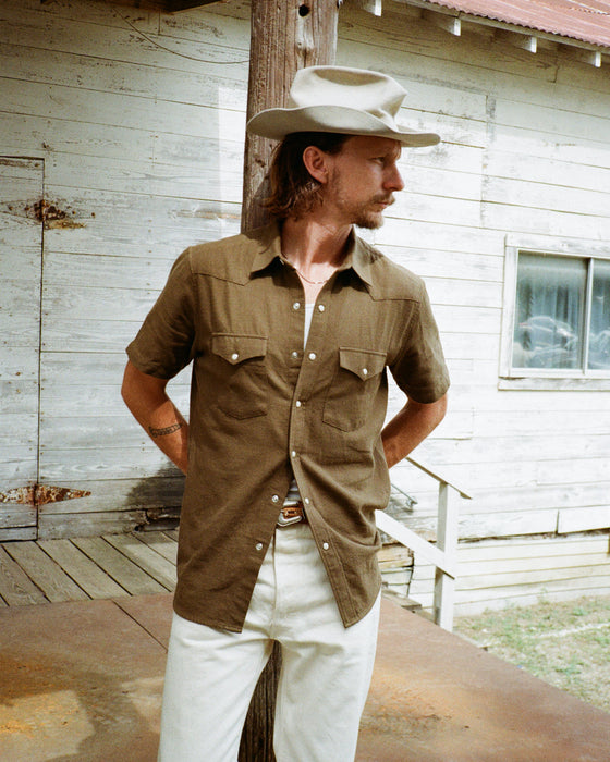 Slub Cotton Olive Drab