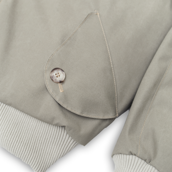 Harrington Jacket - Pewter Cream