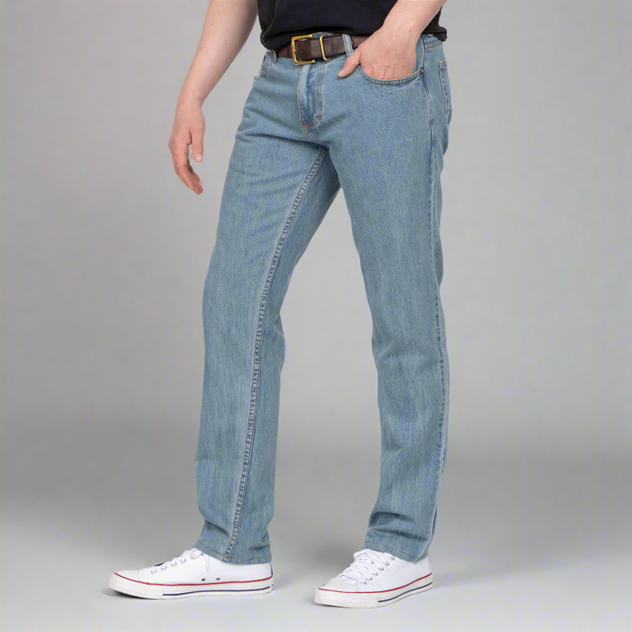 Tailored Fit Summer Weight Iced Indigo 100% Cotton