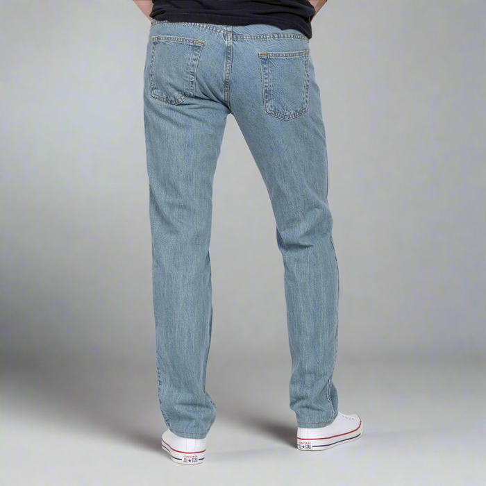 Tailored Fit Summer Weight Iced Indigo 100% Cotton