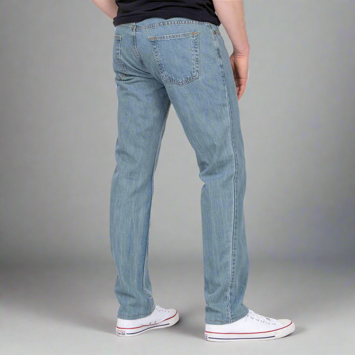 Tailored Fit Summer Weight Iced Indigo 100% Cotton