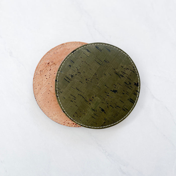 SET OF 4 CORK COASTERS