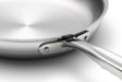 11.5 Inch Stainless Steel Fry Pan Handle Close Up