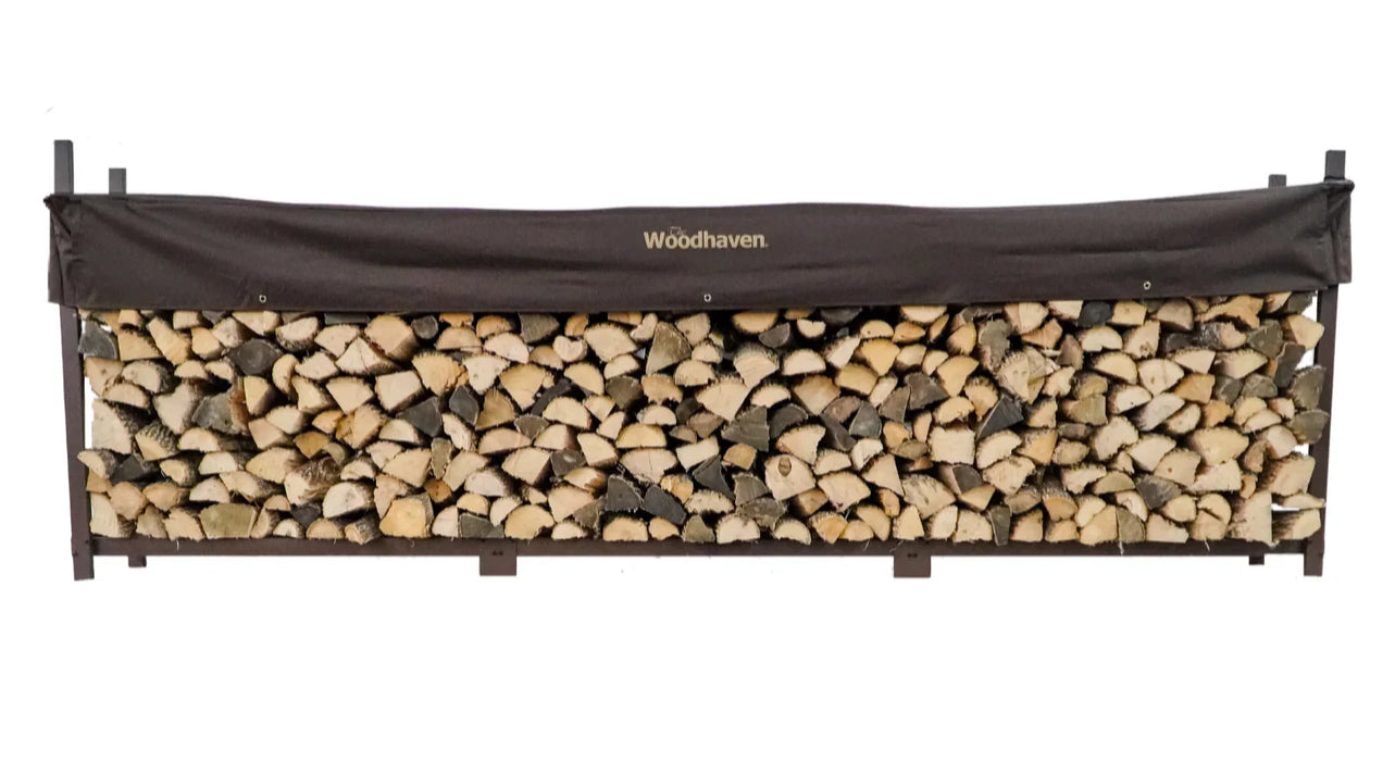 The Woodhaven 12ft Firewood Rack