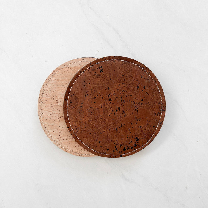 SET OF 4 CORK COASTERS