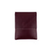 Folded maroon fabric on a white background