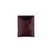 Brown leather wallet on a white background
