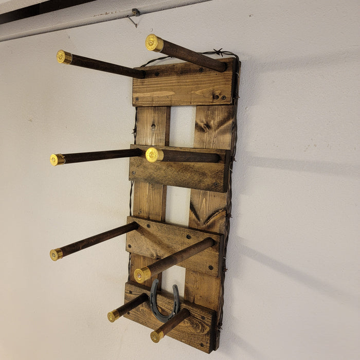 Handcrafted 3-Cowboy Hat Rack Organizer
