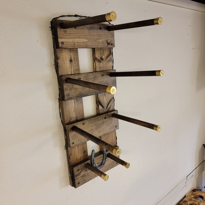 Handcrafted 3-Cowboy Hat Rack Organizer
