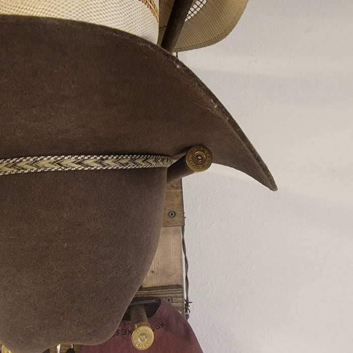 Handcrafted 3-Cowboy Hat Rack Organizer