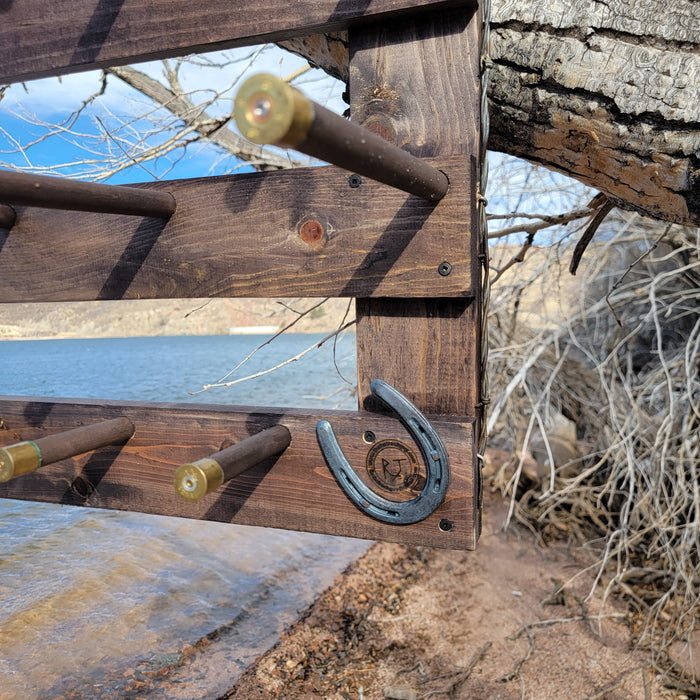 Handcrafted 9-Cowboy Hat Rack Organizer