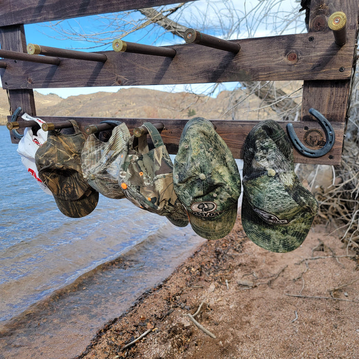 Handcrafted 9-Cowboy Hat Rack Organizer