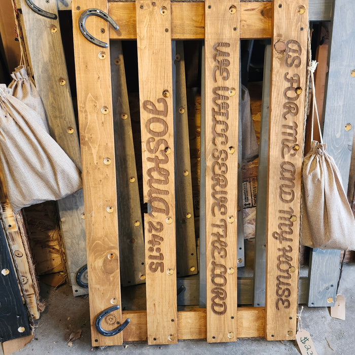 Handcrafted 9-Cowboy Hat Rack Organizer