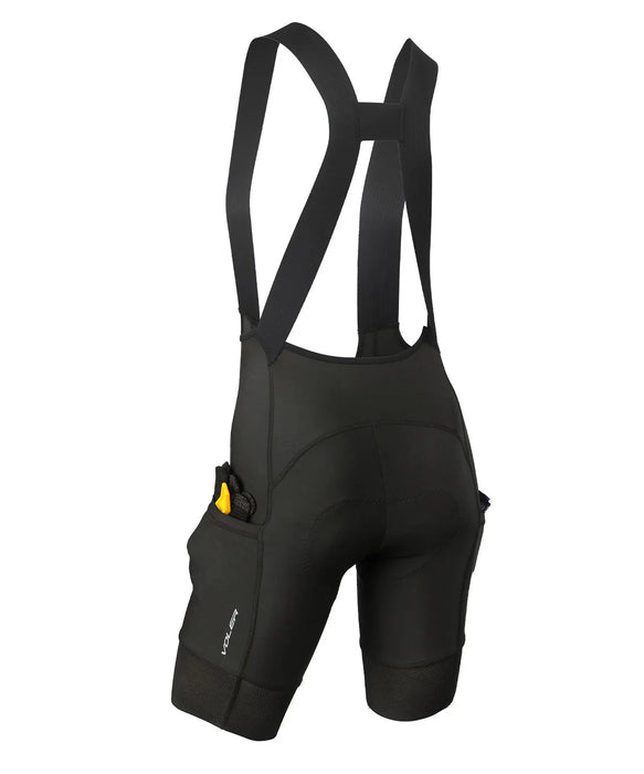 W. BLACK LABEL CARGO DROP TAIL BIB - BLACK