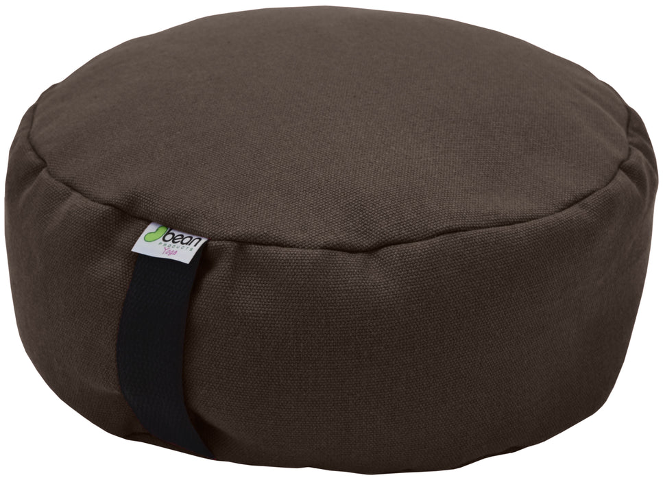 Hemp Zafu Meditation Cushion - 17 oz. Hemp Fabric with Organic Buckwheat Hull fill