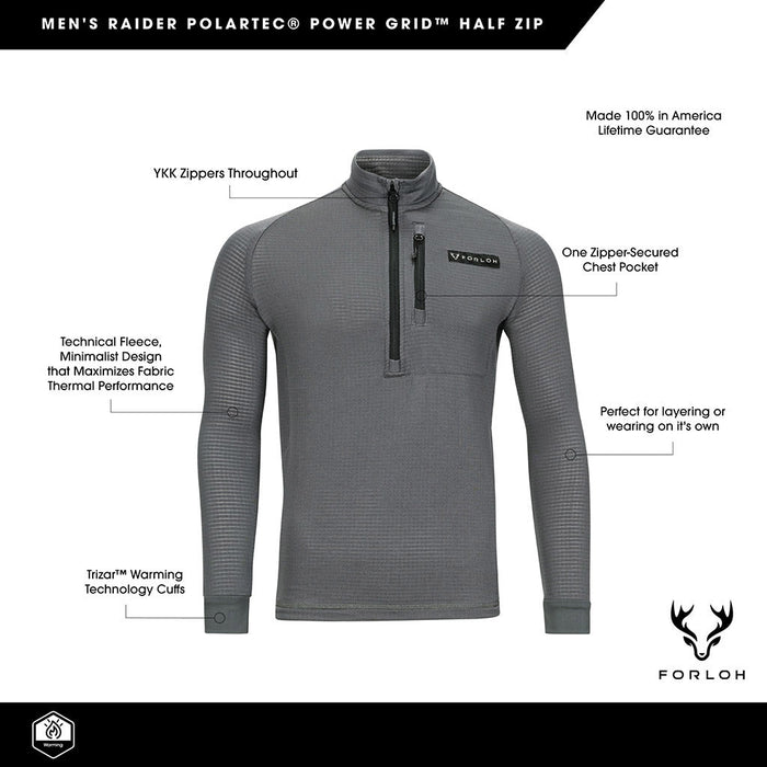 Men's Raider Half Zip