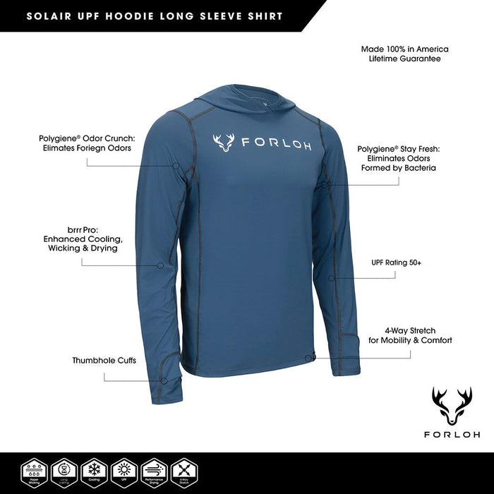 Men's SolAir Hooded LS Shirt