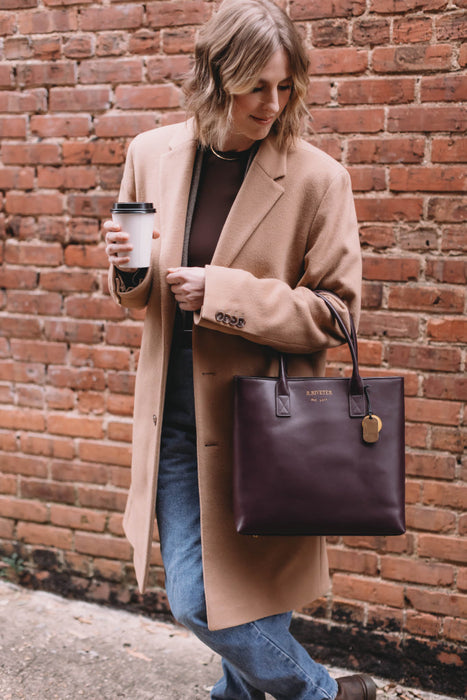 Eleanor | Plum Leather