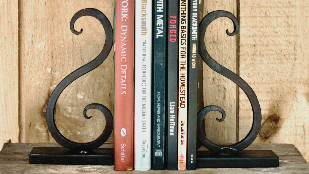 Scrolled Design Bookends