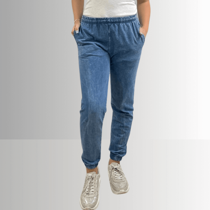 All Day French Terry Pocket Joggers in Black