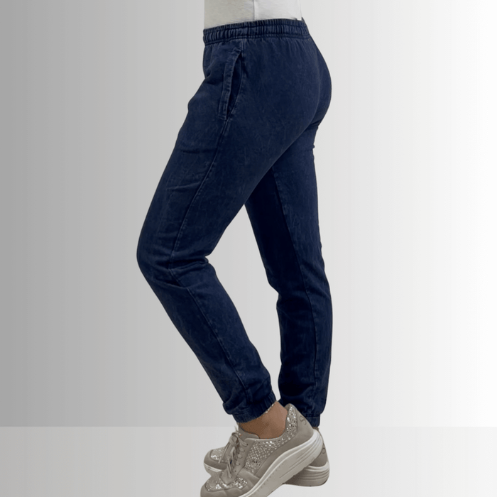 All Day French Terry Pocket Joggers in Black