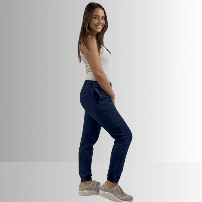 All Day French Terry Pocket Joggers in Black