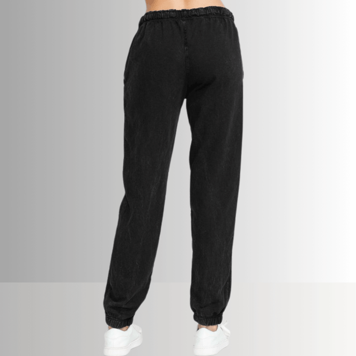 All Day French Terry Pocket Joggers in Black