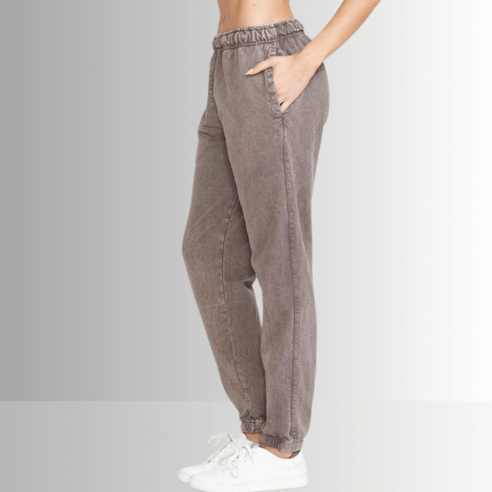 All Day French Terry Pocket Joggers in Black