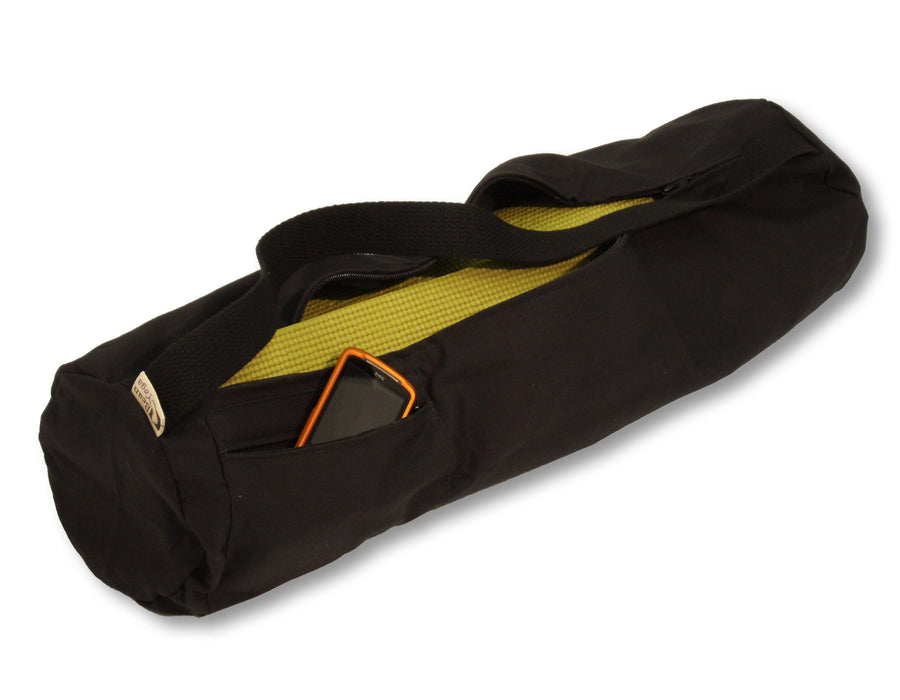Durable Cotton Yoga Mat Bag - Extra Large & Large Sizes, Made in USA