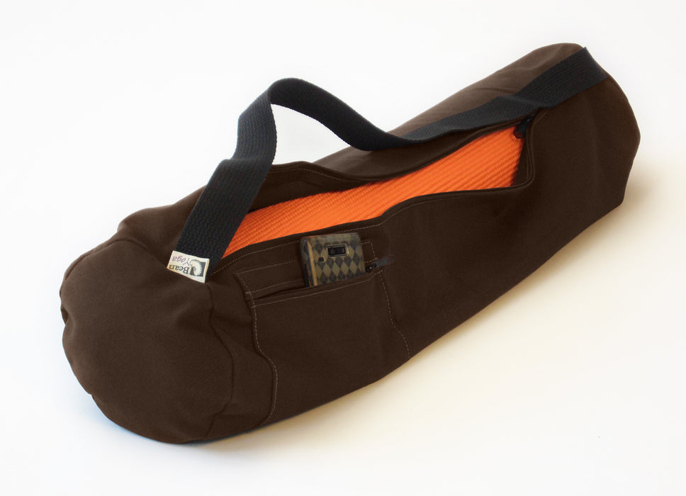 Durable Cotton Yoga Mat Bag - Extra Large & Large Sizes, Made in USA