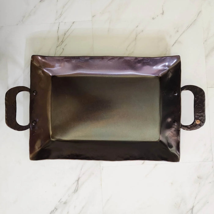 Hand Forged Carbon Steel Roasting Pan