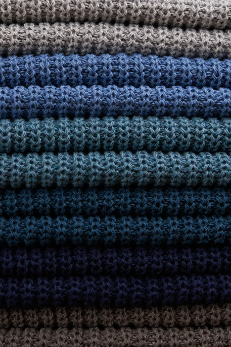 Cerulean Blue Upcycled Cotton Watchcap