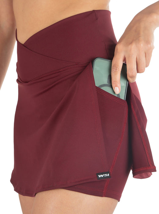 Activloops Heather Burgundy Skort Set