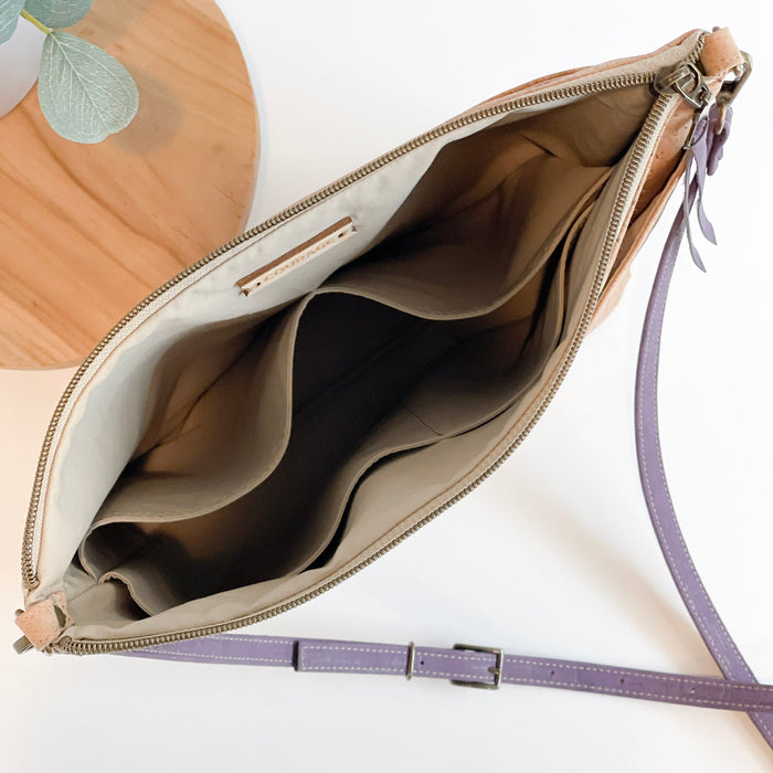 Visionary cross body bag | Natural