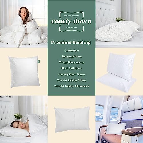 Supportive Bed Pillow, Premium Down and Feather Fill
