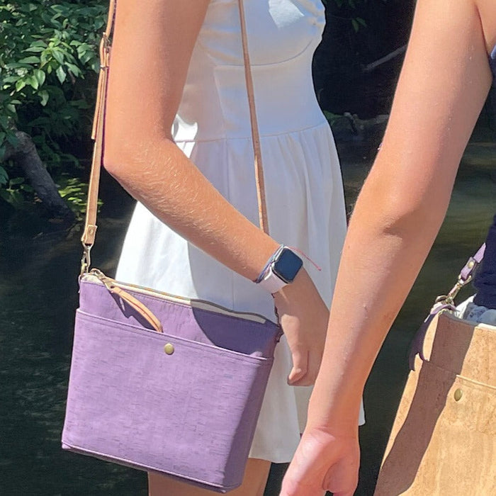VISIONARY cross body bag | AMETHYST
