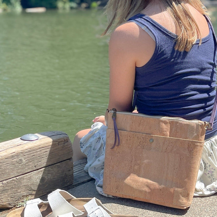 Visionary cross body bag | Natural