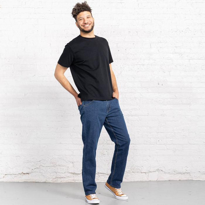 Relaxed Fit Medium Wash