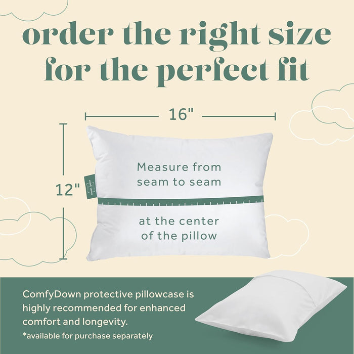 Toddler Pillow - Super Soft European Goose Down