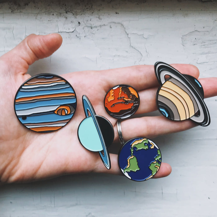 Mars Enamel Pin