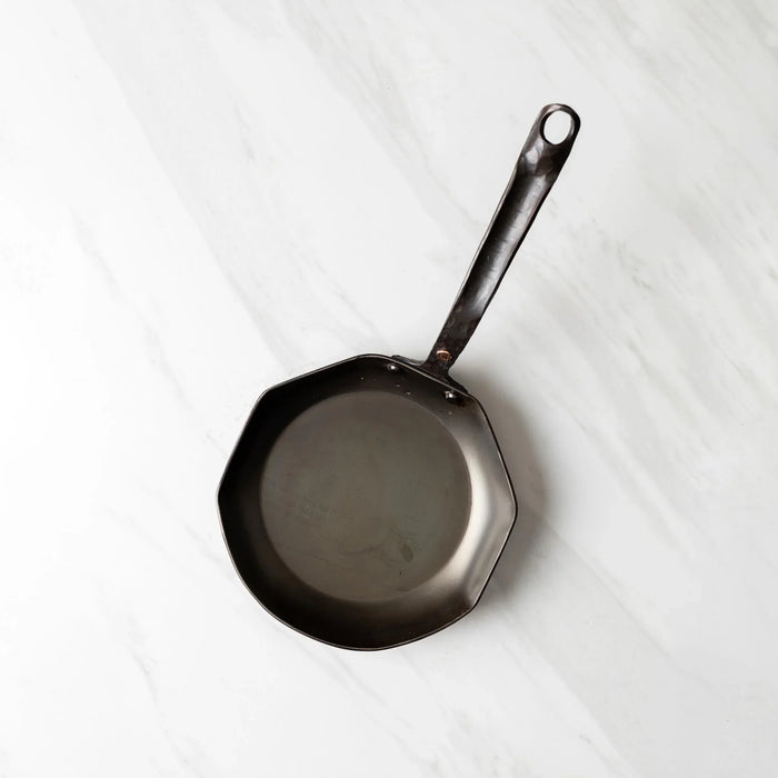 8" Hand Forged Hybrid Carbon Steel Skillet