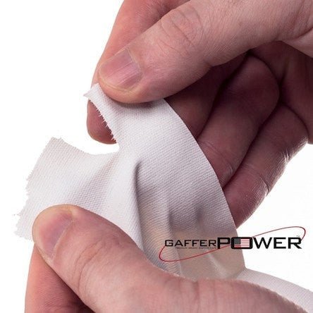 Gaffer Tape, 4 Mini Rolls (1 Inch x 8 Yards)- White