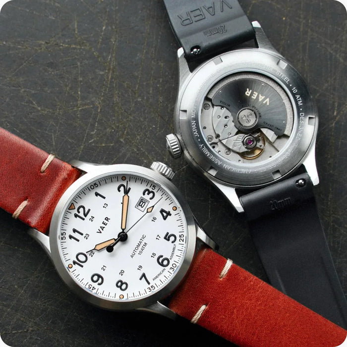 A5 Field White USA Auto 40mm Watch