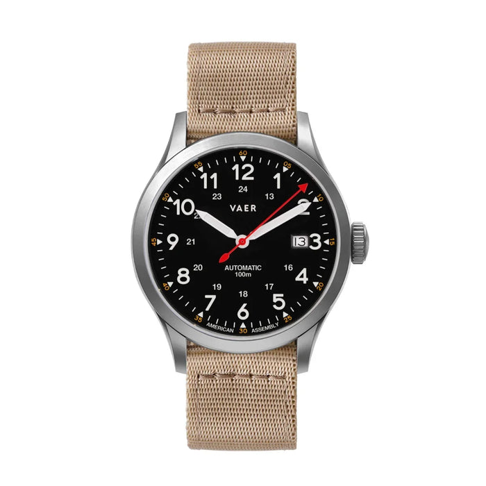 A5 Field Black USA Auto 40mm Watch