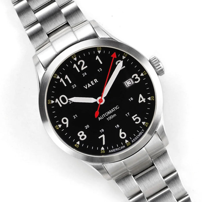 A5 Field Black USA Auto 40mm Watch