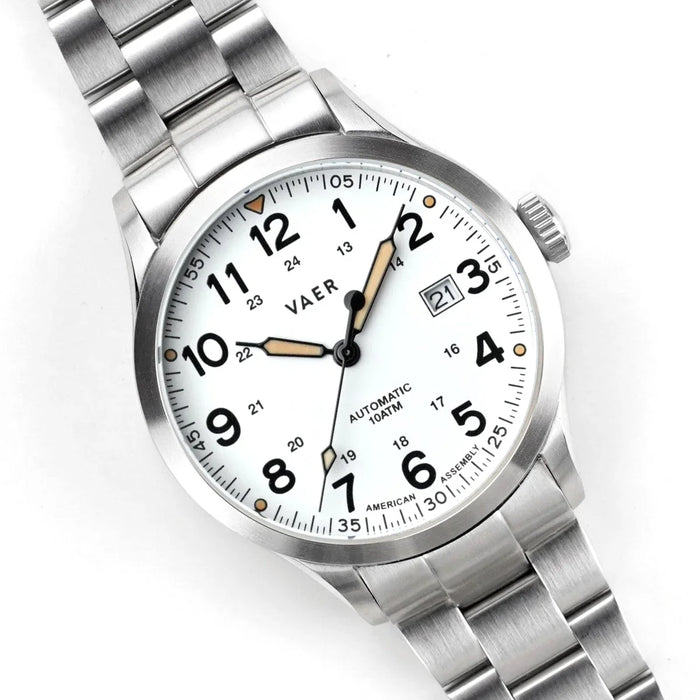 A5 Field White USA Auto 40mm Watch
