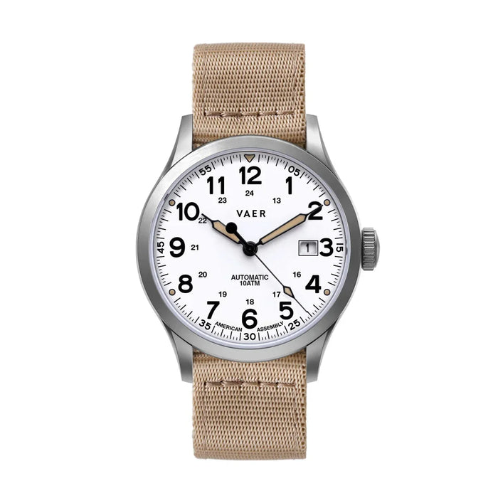A5 Field White USA Auto 40mm Watch