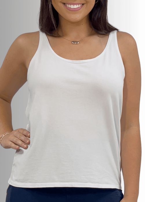 Twenty Four Seven Cotton Tank in Dark Moss Green