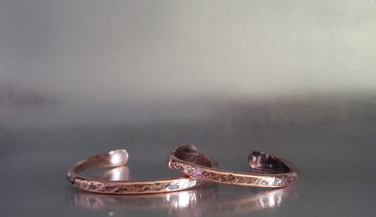 Handmade 4 Gauge Copper BIGGA Bangle by Alexa Martha