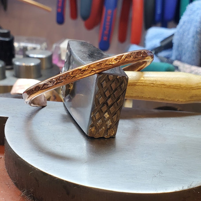 Handmade 4 Gauge Copper BIGGA Bangle by Alexa Martha